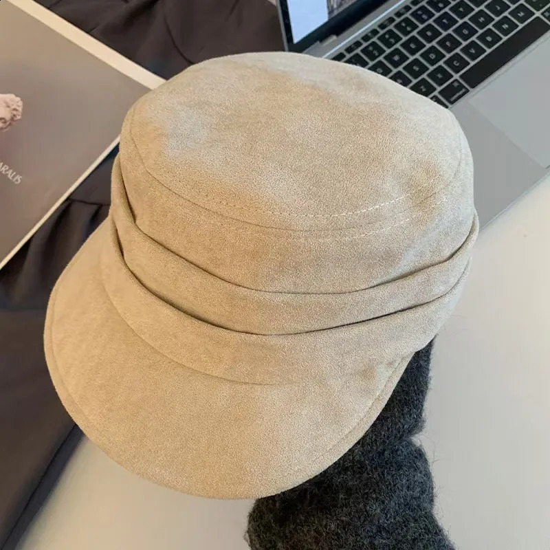 2025 sboy Cap Cotton Japanese Retro Style Beret Hat for Women Fashion Slouchy Unisex Baker Boy Cap 251021
