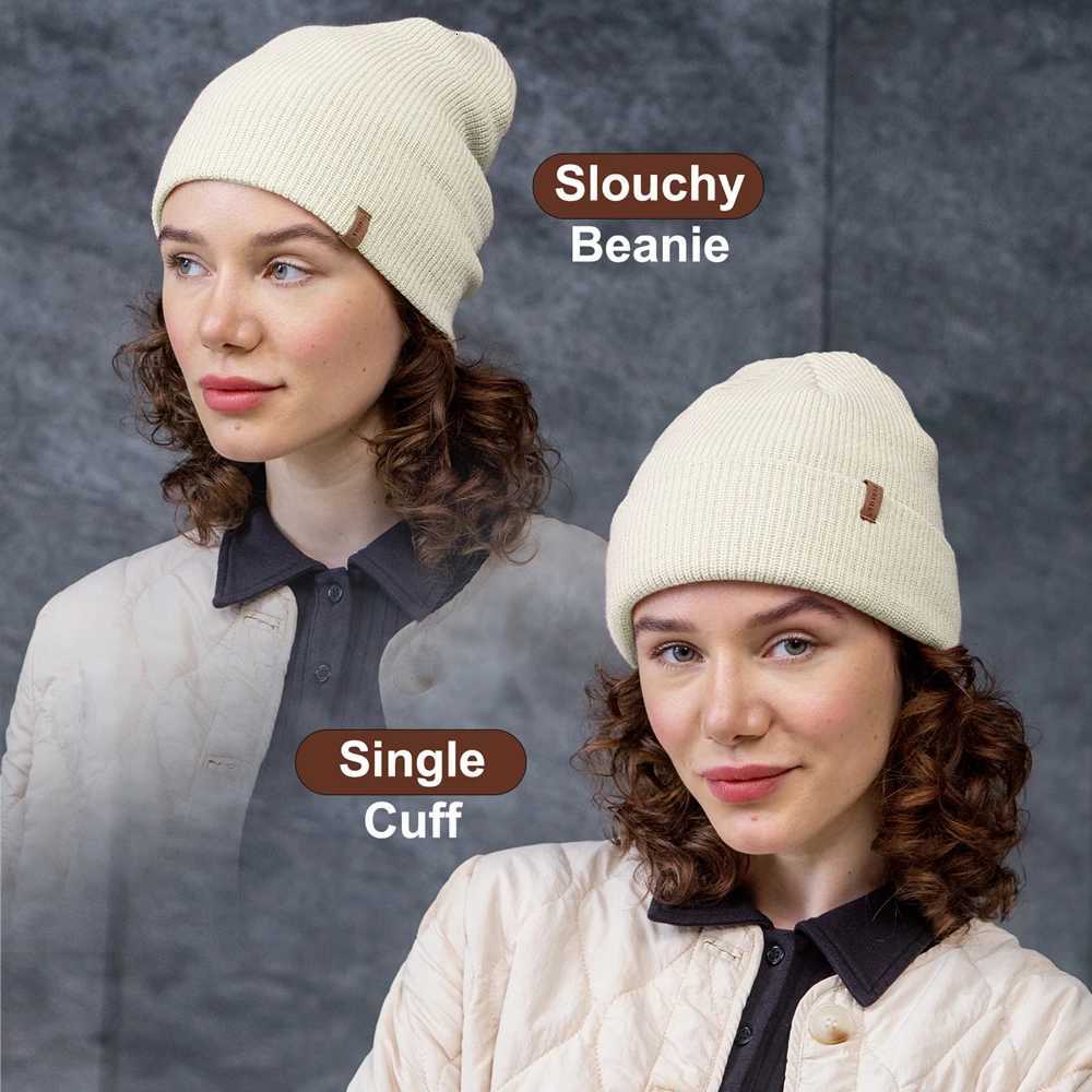 FURTALK Beanie Hats for Women Men Winter Hats Womens Knitted Slouchy Beanies Cuffed Skull Cap Warm Ski HatXJ251023
