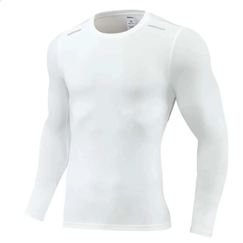 Male Jogging Homme Athletic Shirt Tops Men Compression Running TShirt Fitness Tight Long Sleeve Sport Tshirt Training Sportswe 251023