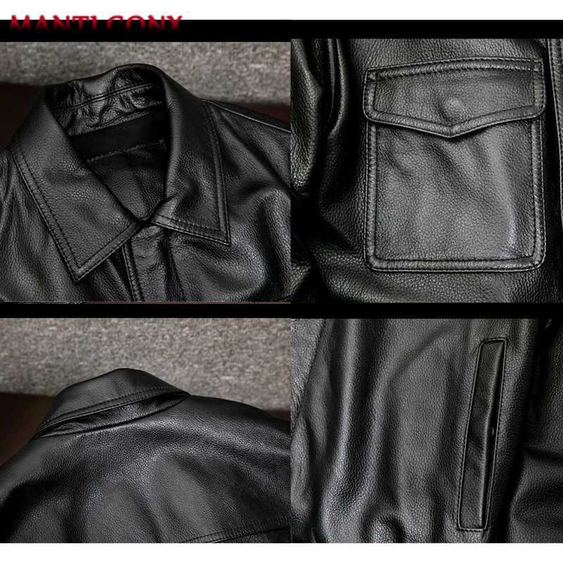 Vintage Motorcycle Mens Leather Jacket Casual Windbreaker Pu Leather Coat Male Fishing Camping Outdoor Jacket Plus Size XL3XL W251023