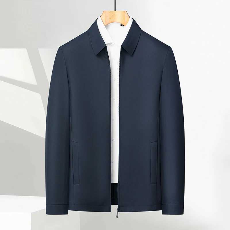 New Mens Fashion Classic Business Solid Color British Style Outdoor Travel Trend Everything Work Executive Casual Jacket W251023