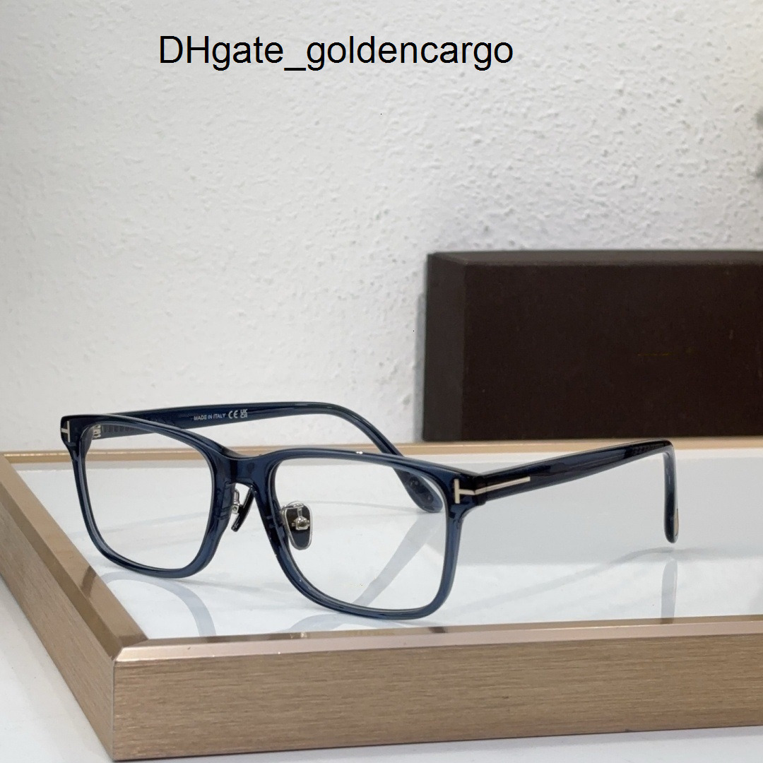 TF Tom''Ford''Fordd''with box designer sunglasses luxury glasses for men women fashion rectangular eyeglass frame unisex plain black optical non prescription tf59 5QG4