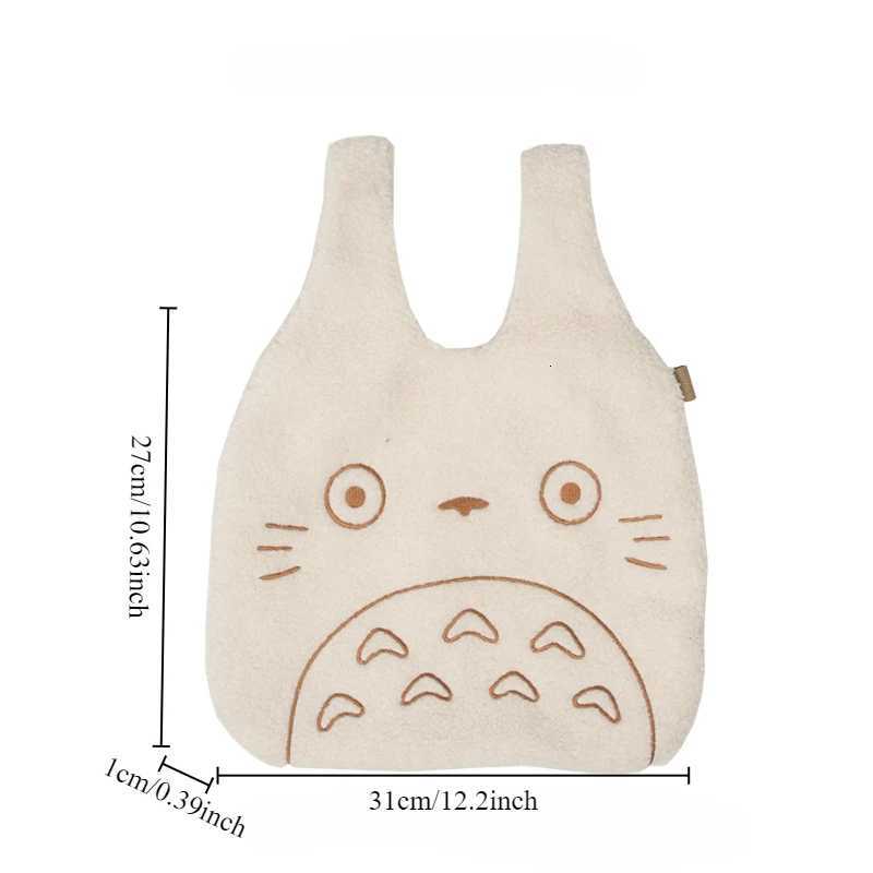 Fashionable Soft and Cute Plush Tote Bag New Ins Leisure Walking Bag Large Capacity BagL251023
