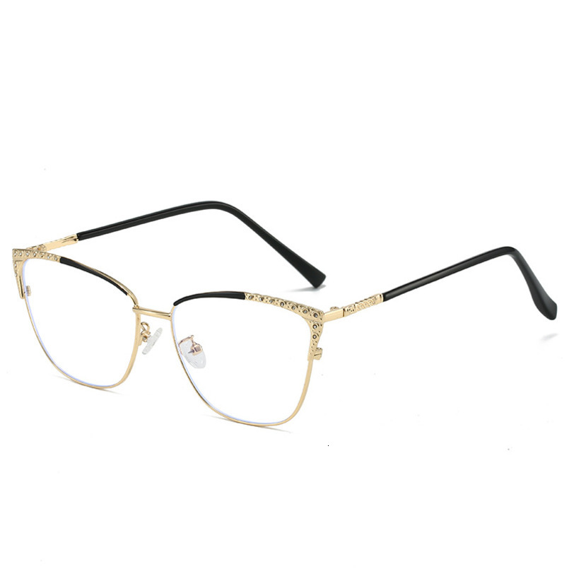 2024 New Fashion Metal with Prescription Glasses Optical Unisex Plain Universal Eyeglass Frame