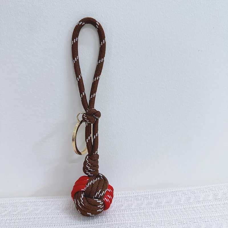 New Handwoven Twocolor Small Ball Fashion Bag Pendant Cute Creative Pendant Mobile Phone Keychain Lanyard Bag Accessories Z251023