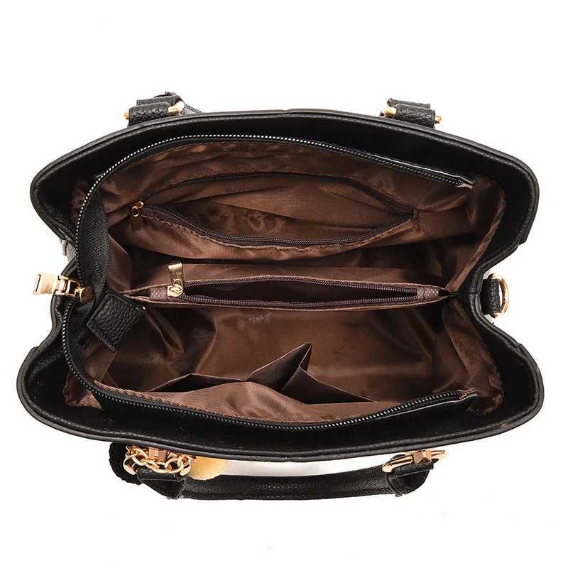 Classic Women Genuine Leather Bags High Quality Vintage Messenger Bags Luxury Women Tote Handbags for Ladies Shopper Female BagL251023