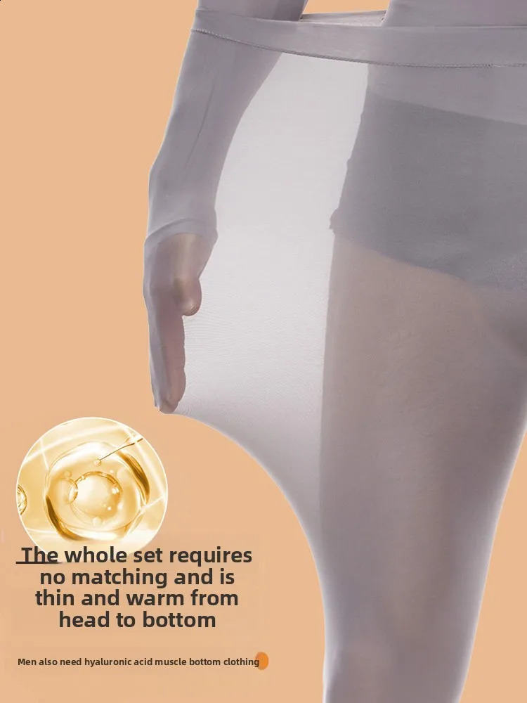 UltraThin Heattech Intimates Men 37 Degrees Constant Temperature Heating Underwear Long Johns 251023