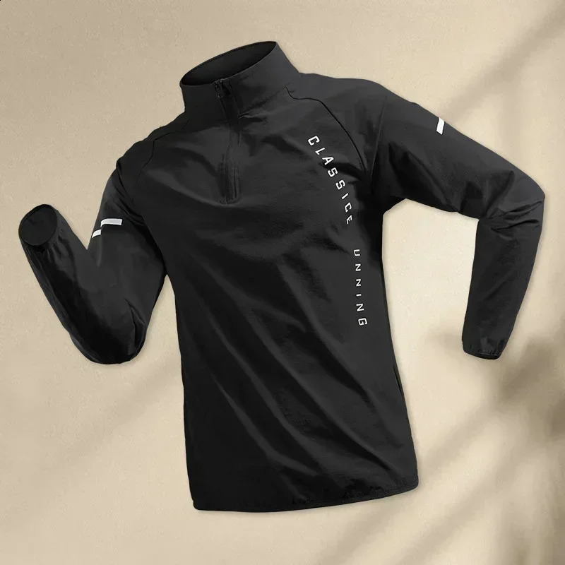 White Men Running Jackets Gym Zipper Hooded Sport Jacke Jogging Training Fitness Sweatshirt Casual Sportswear 251023