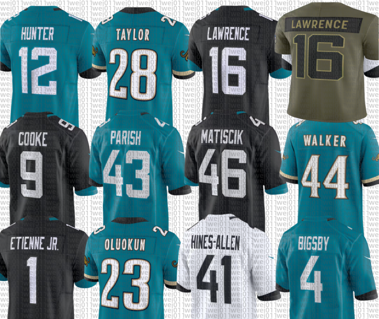 Trevor Lawrence Travis Hunter Parker Dyami Brown Tyson Campbell Andrew Wingard Eric Murray Josh Hines-Allen Jourdan Lewis Travon Walker Cam Little Football Jersey