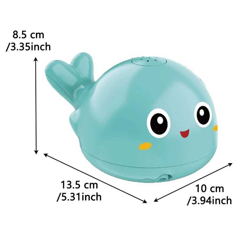 Baby Bath Toys Spray Water Shower Toys for Kids Electric Octopus Whale Bath with LED Light Automatic Sensing Squirting Water J251023
