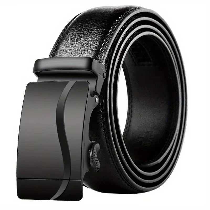 Mens belts Automatic buckle PU high quality leather for men Casual leather strap for jeansXJ251023