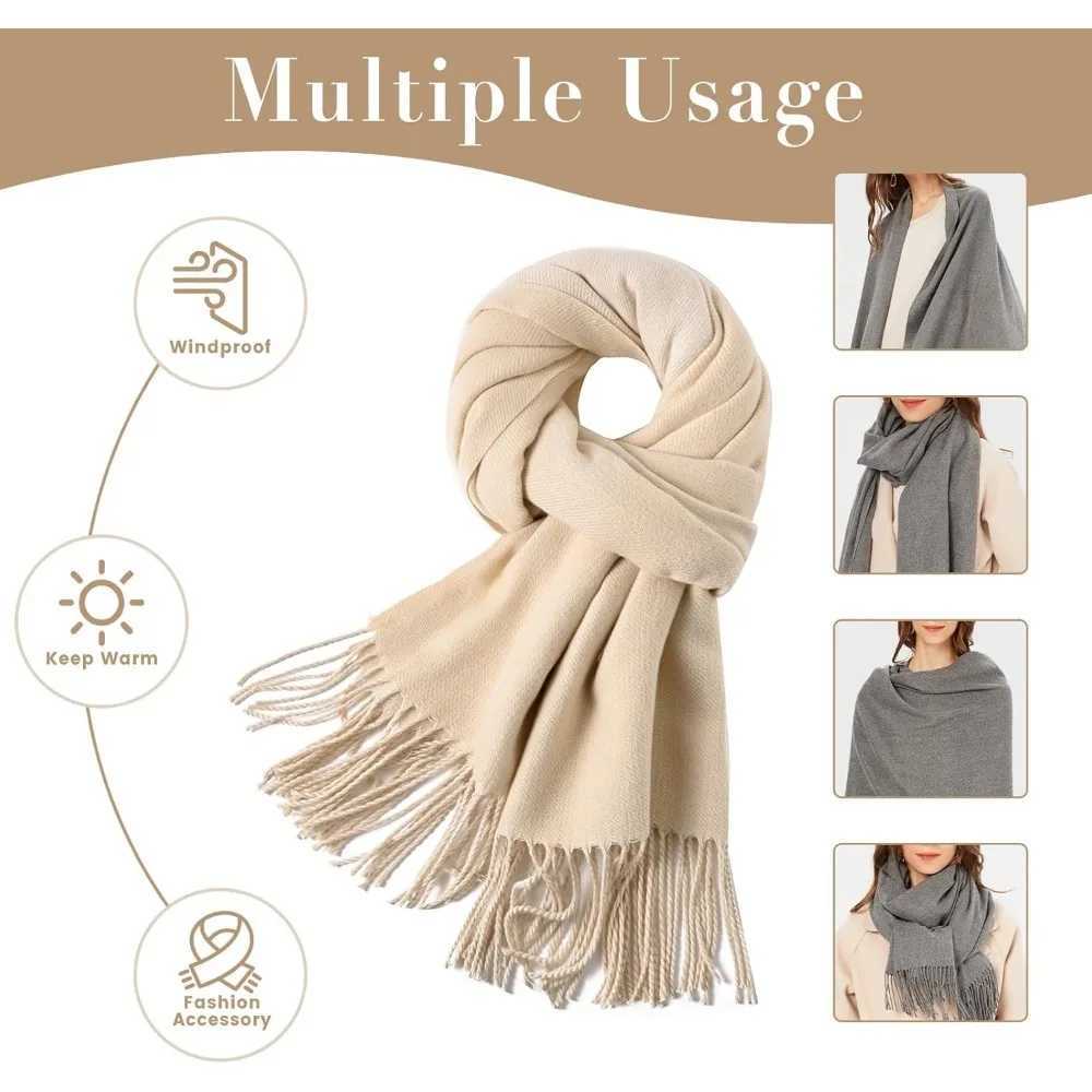Womens Scarf Large ShAWls and WrAPs Light Blanket Scarf for Evening DrESS Warm Daily Travel OffICE J251113