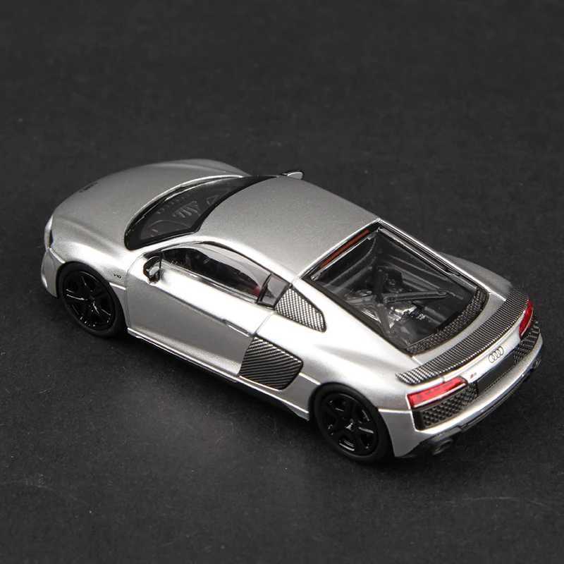 Massdi 164 Audi R8 V10 Coupe Performance 2022 Car Model Alloy Miniature Supercar Vehicle Diecast ToyT251023