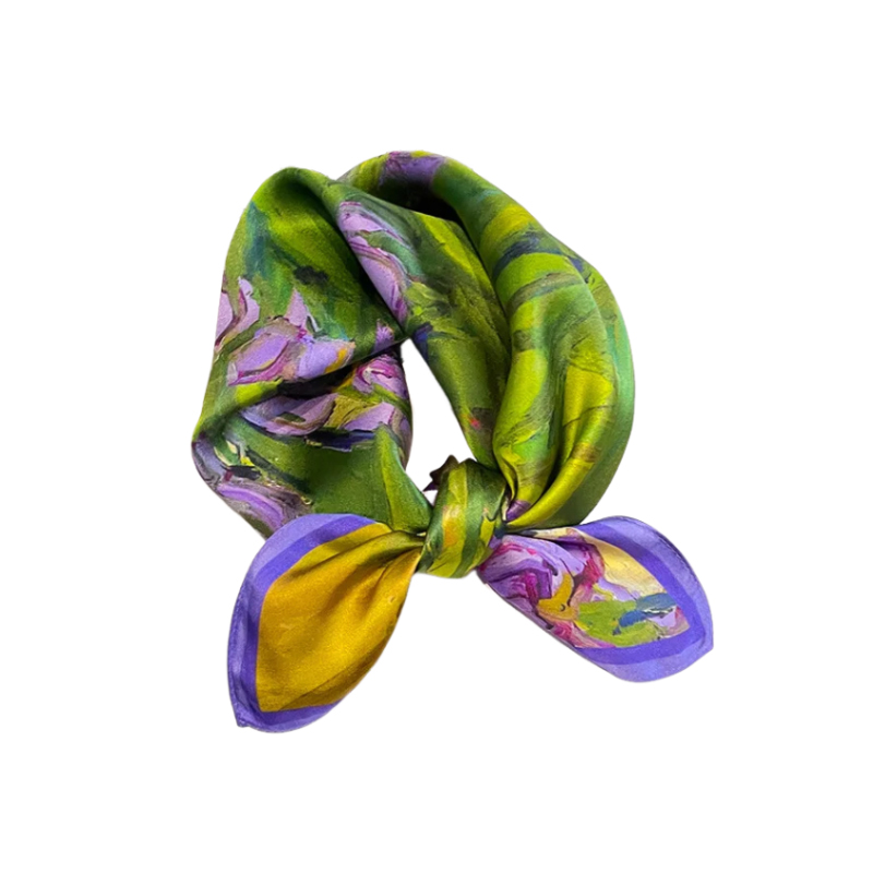 Luxurious Square Cut Genuine Silk Fabric Accessory Perfect Gift Idea Seasonal Wear