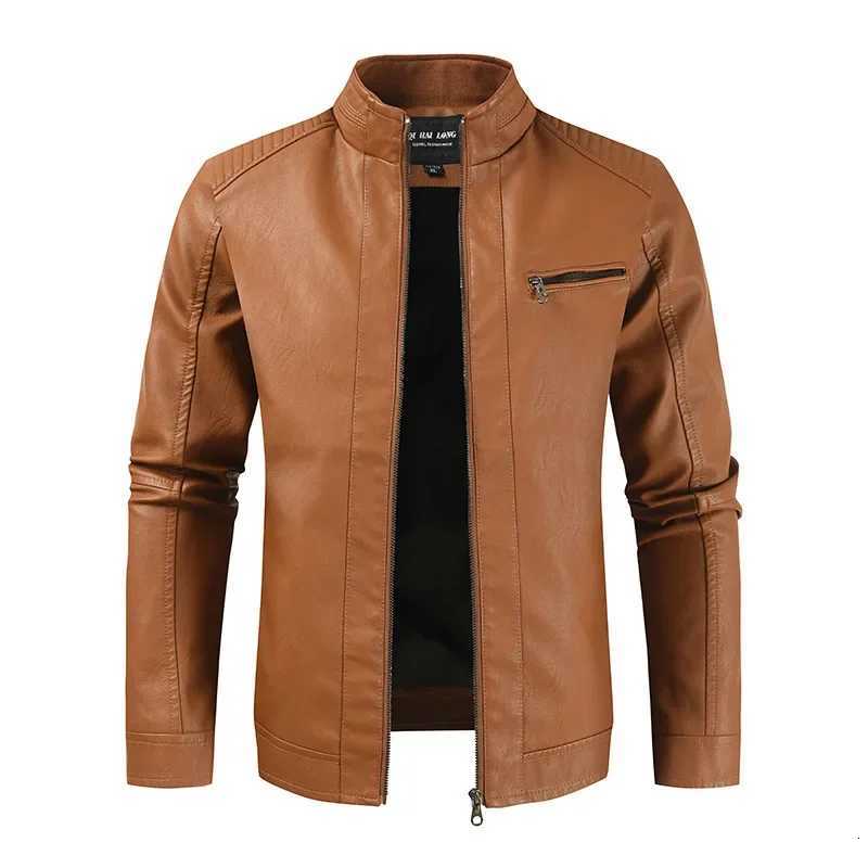 2023 AutumnWinter New Plus Size Mens Casual Jacket Leather Outerwear European And American Style For Fashion And Comfort W251023