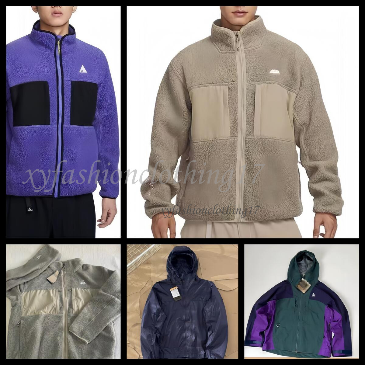 New classic acg winter men's and women's mountaineering outdoor sports hoodie sup pullover cashmere jacket warm and thick casual hoodie 915 fb