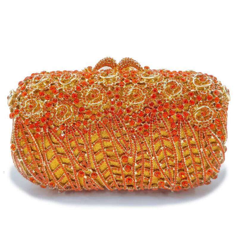 Designer Bags New Women's Hollow Handmade Hardware Dia Flower Pattern Dinner Bag Chain Handbag Luxury Bag