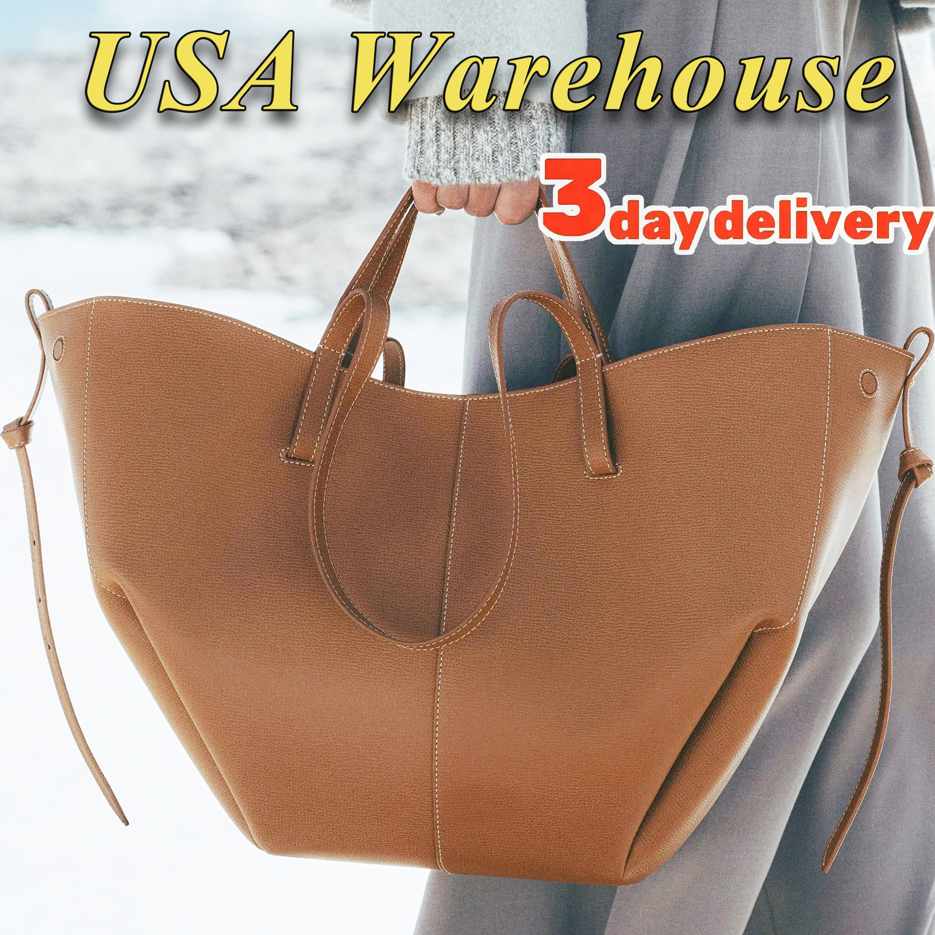 Cyme Totes Designer Bag Leather Shoulder Bags Women Luxury Bag Fashion High-Quality Plain Artwork Printed Letter Handbags Wing Bag