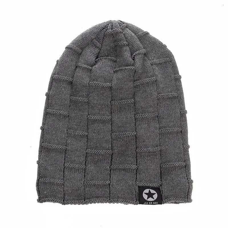 New Unisex Fleece Lined Beanie Hat Knit Wool Warm Winter Hat Thick Soft Stretch Hat For Men And Women Fashion Skullies BeanieXJ251023