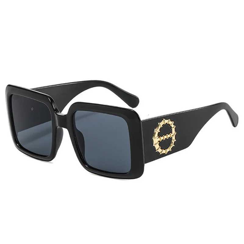 New Oversi Square Sunes Wen Fashion New Vintage Big Frame S Men Sun es UV400 Eyewear Ocos Gafas De SolW251023