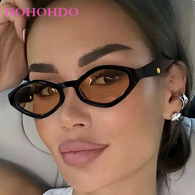 New Trendy Small Frame Polygonal Womens Sunglasses Luxury Brand Design Sunglasses Men Outdoor Travel Shade Eyewear Female UV400W251023