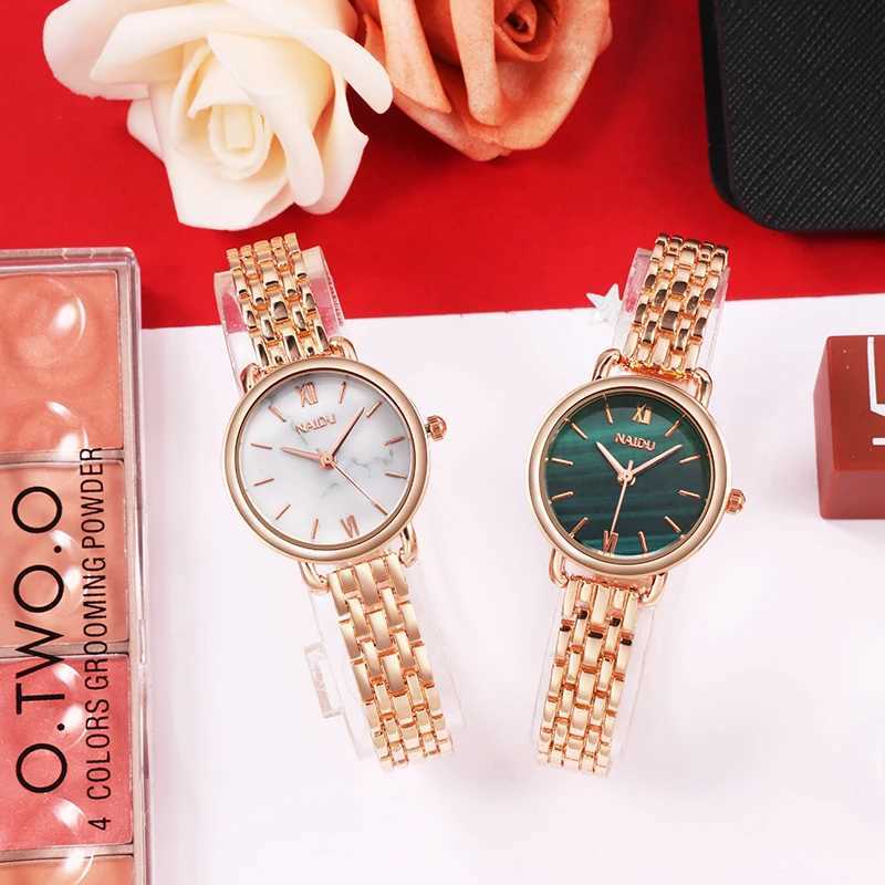 Fashion Rose Gold Woman Watch Luxury Stainless Steel Ladies Watches Small Dial Elegant Female Quartz Bracelet Wristwatch relojL251023