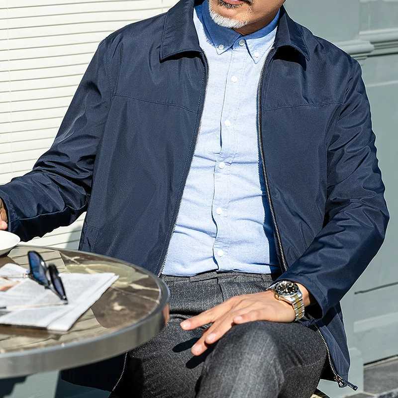 Male New Mens Middleaged Elderly Jackets Plus Size Spring Blazer Solid Autumn Business Casual Jacket Dad Suit Plus size W251023