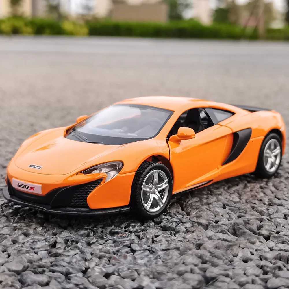 136 Simulation McLaren 650s Alloy Racing Sport Car Model Diecast Toy Vehicles Metal Decoration Pull Back Collection Boy ToysT251023