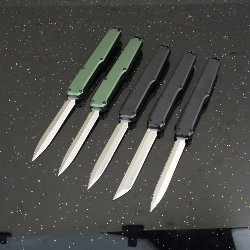 G1022 Tactical Knife D2 Satin Blade CNC Aviation Aluminum Handle Outdoor Camping Survival EDC Pocket Knives