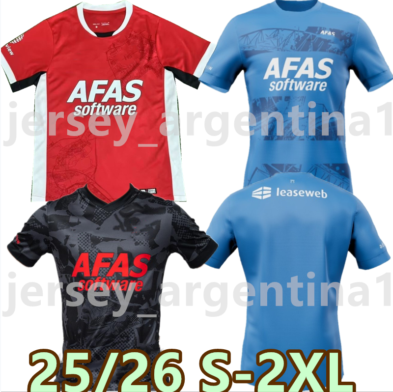 25 26 AZ AIKmaar soccer jerseys BREDERODE M.LAHDO maillots de foot SVEN MIJNANS I.SADIQ CLASIE PARROTT Uniforms Men Football Shirt 16-2xl