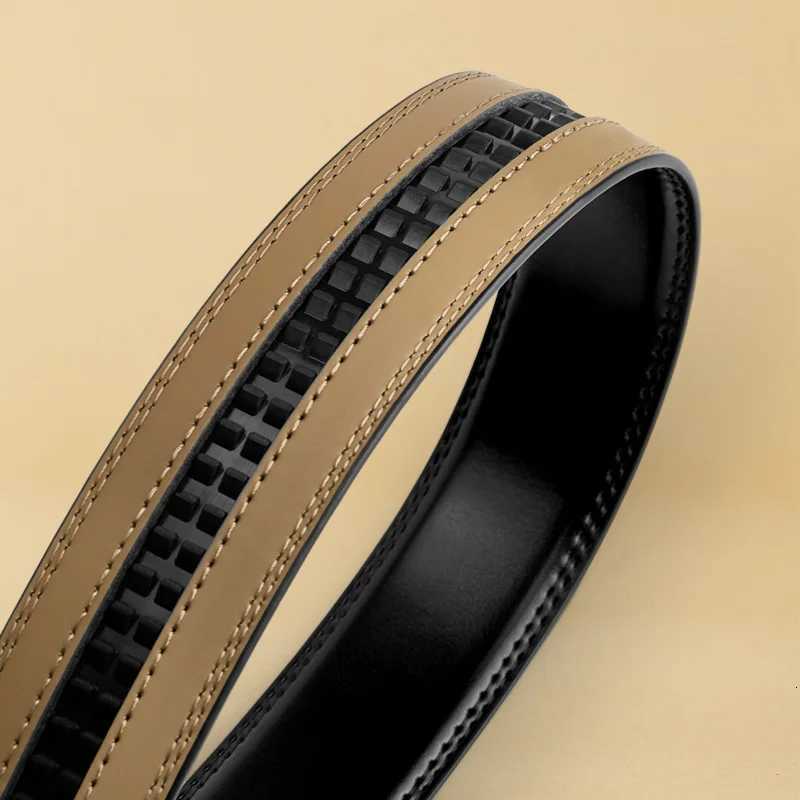 Men Belt Genuine Leather Belts Without Buckle Mens Belts Without Buckle Cowskin Luxury Belt Black Brown Cinturones Para MujerXJ251023
