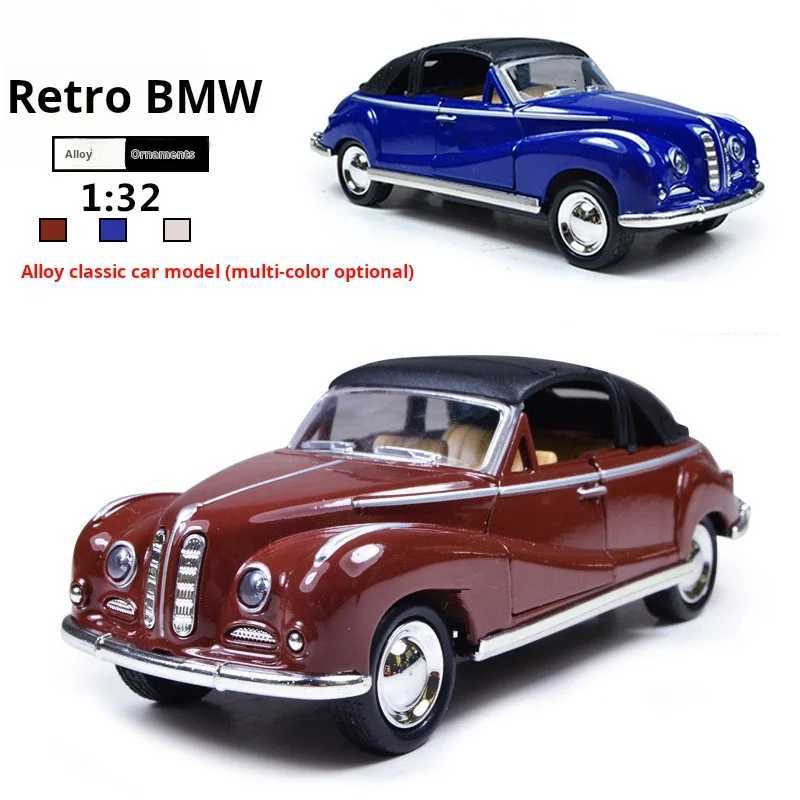 132 Alloy Classic Car Model Childrens Toy Car Ornaments PullBack Car Model Boy Toy DieCast Educational ToyT251023