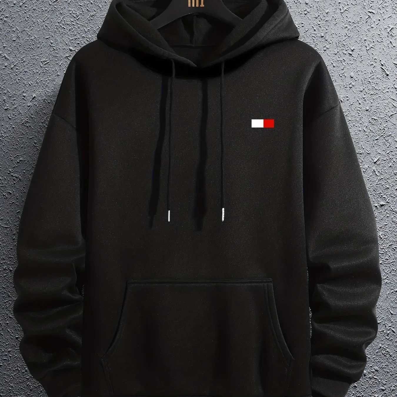 Mens Autumn Winter Hooded Fashion Sweater Winter Hoodie Casual Pockets Oversize Loose Sweatshirts Outerwear Top High StreetT251023