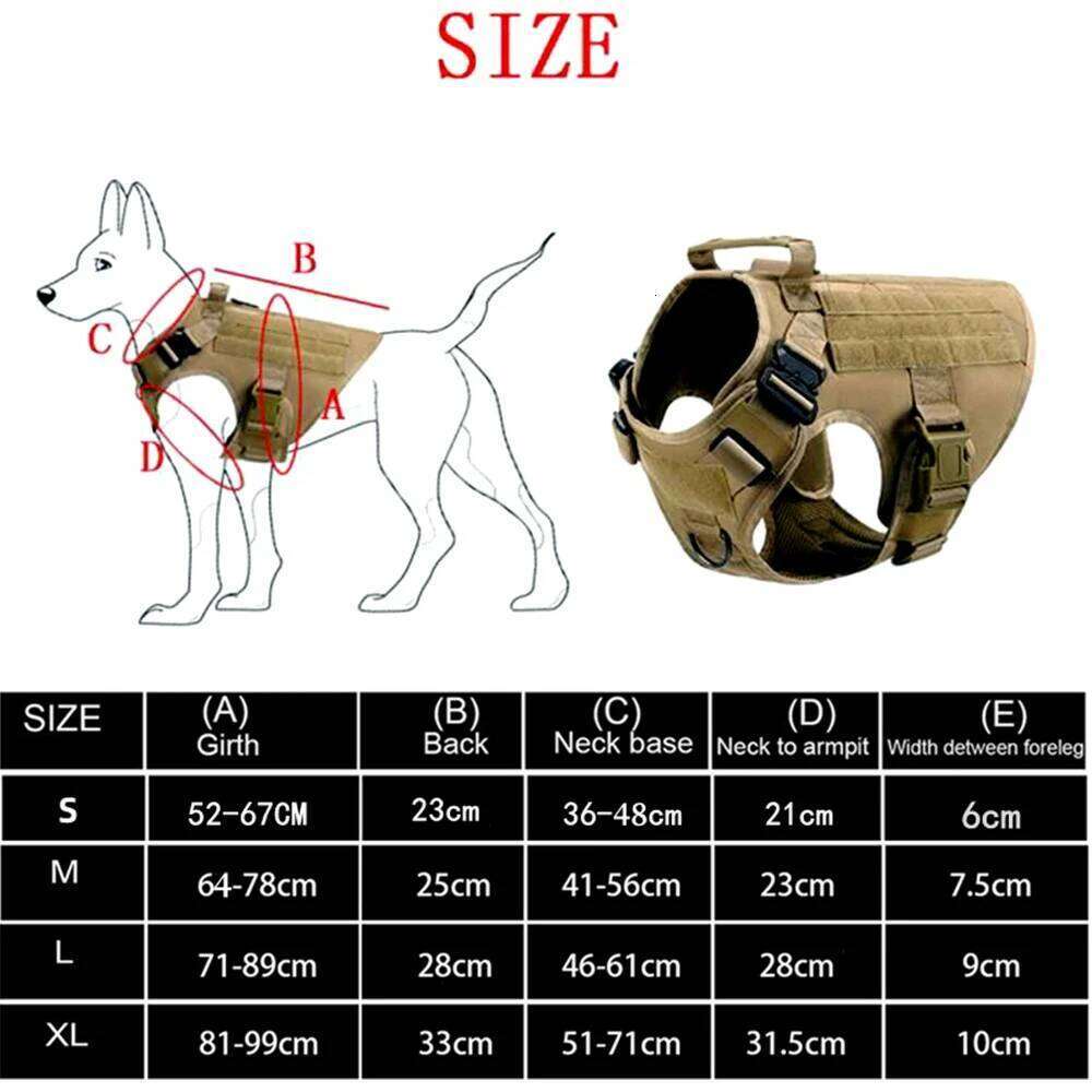 designer brand Military Vest Pet German Shepherd Golden Retriever Tactical Training Dog Harness and Leash Set For All Breeds Dogs