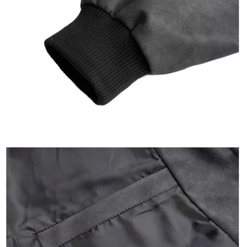 Premium Brown Leather Jacket For Men American Vintage Style Notch Lapel Retro Coat 2025 New High Quality Mens Leather Jacket W251023