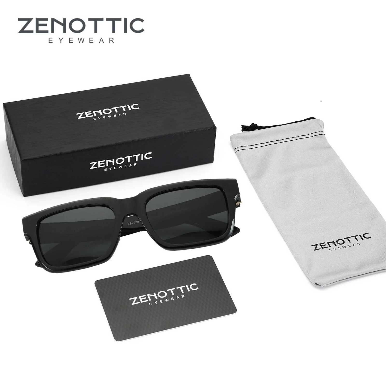 ZENOTTIC Rectangle Sunglasses for Men Women Polarized UV400 Protection Classic Trendy Driving Sun GlassesW251023