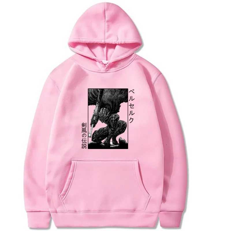 Berserk Japanese Animation New Hoodie Mens and Womens Harajuku Pullover Street Wear Unisex Autumn Winter Plushed Sweater BrandT251023