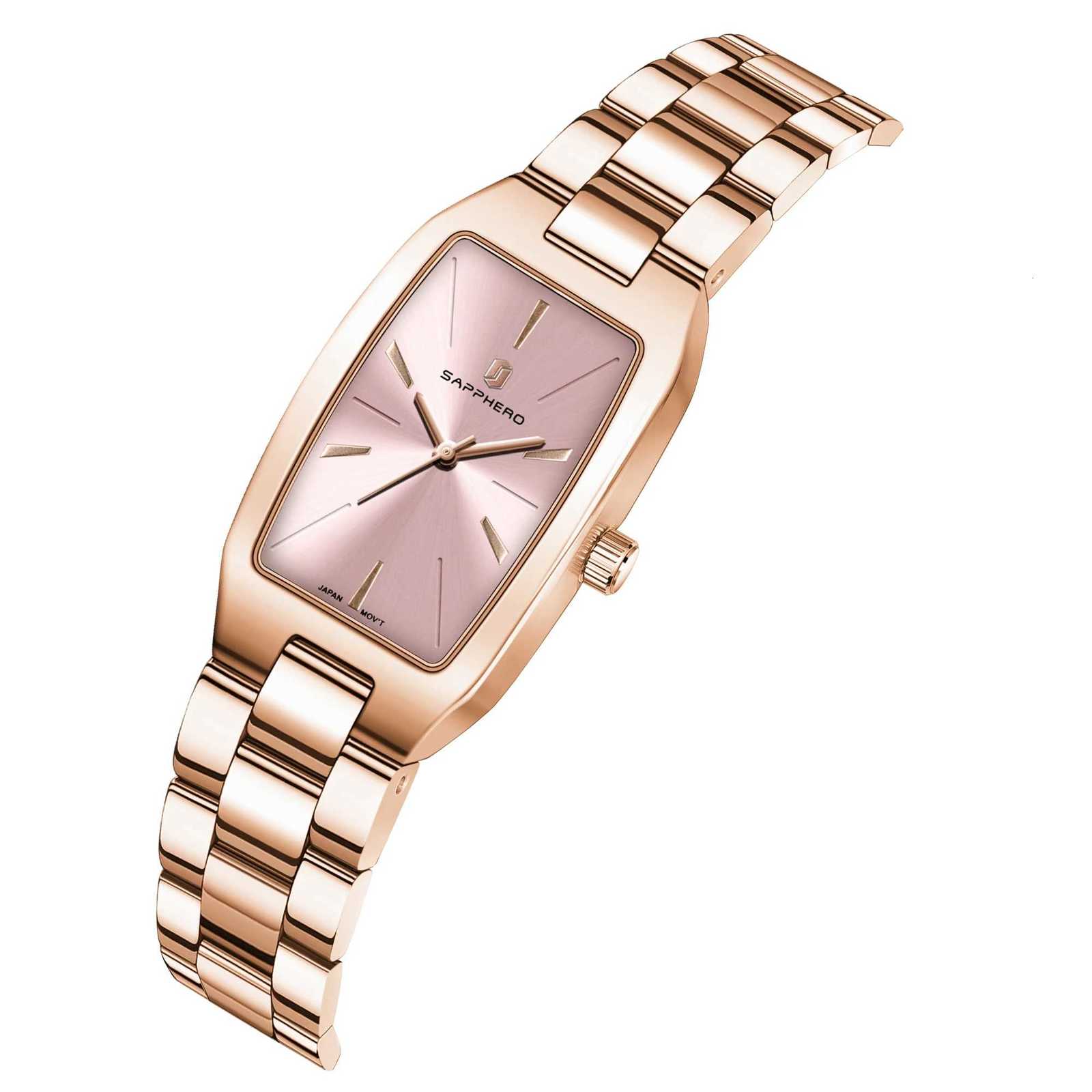 SAPPHERO Womens Quartz Watch Elegant Rose Gold Watch Waterproof 30M Watch Slim UltraThin Watch Premium Gift Box Set WatchL251023