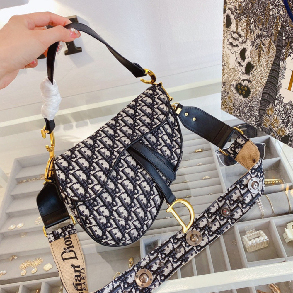 Designer Bag Saddle Bag Shoulder Bag Crossbody Luxury Bag Purse Handbag Tote Fashion Crossbody Black Saddle Bag Designer Womens Daily Hundreds 97