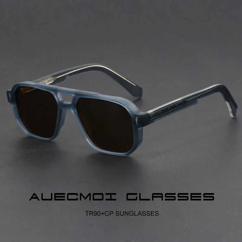 Vintage Punk Pilot Square Sunglasses Women For Men Fashion Luxury Brand Designer Shades Outdoor Driving Popular Male Sun GlassesW251023