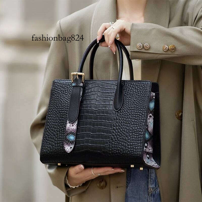New Arrived Genuine Leather Handbag Classical Single Shoulder Bag Business Fashion Women Purses High Quality#YC361