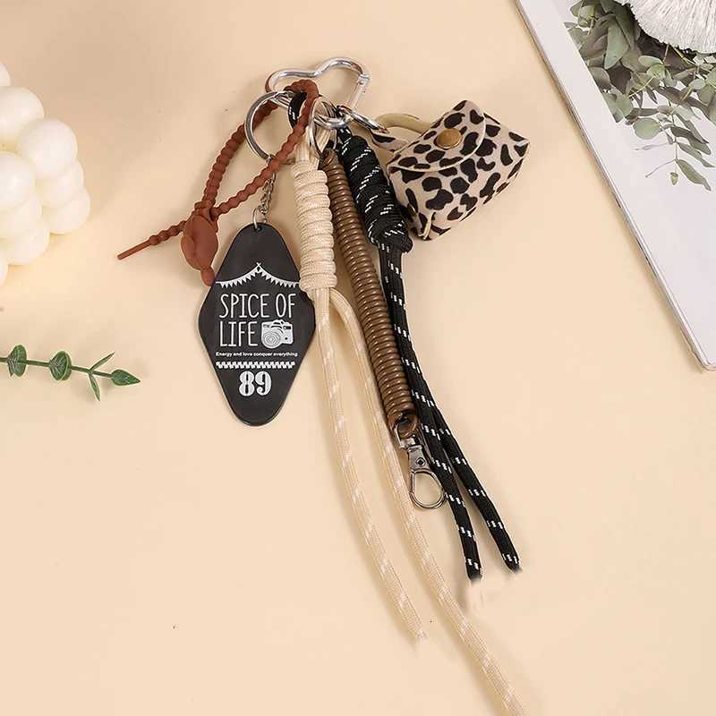 Bag Charm Handmade Nylon Rope Cute Key Chain Aesthetic Keychain Bag Accessories Charms for Handbag Backpack Car Z251023