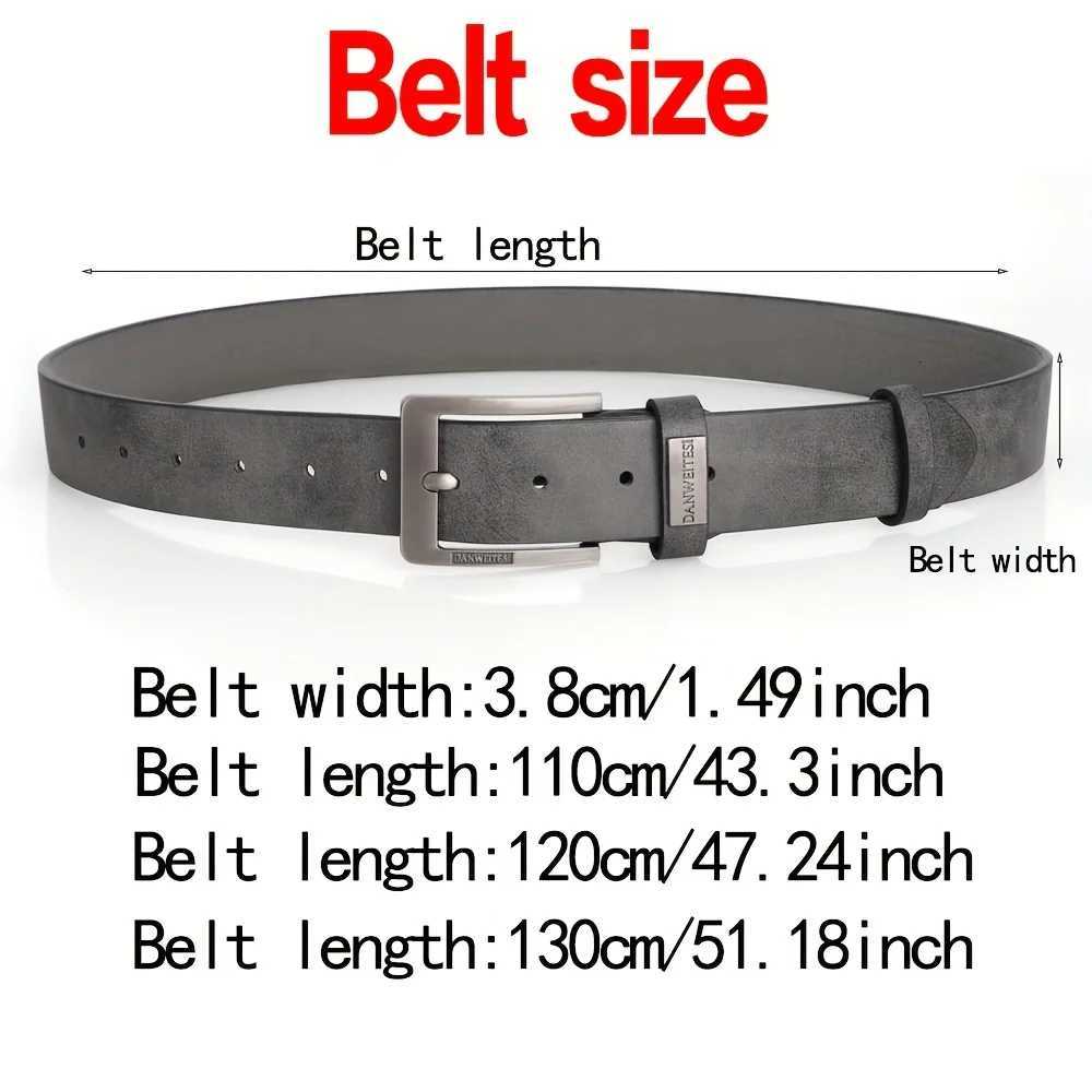 New Mens HighQuality PU Leather Belt Metal Pin Buckle Belt Leisure Business Waistband Fashionable Male Accessory Designer BeltXJ251023