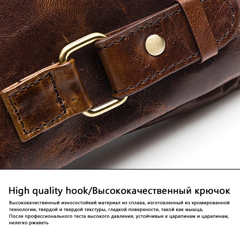 WESTAL Genuine Leather Waist Packs Men Waist Bags Fanny Pack Belt Bag Phone Bags Travel Waist Pack Male Small Waist Bag Leather251023