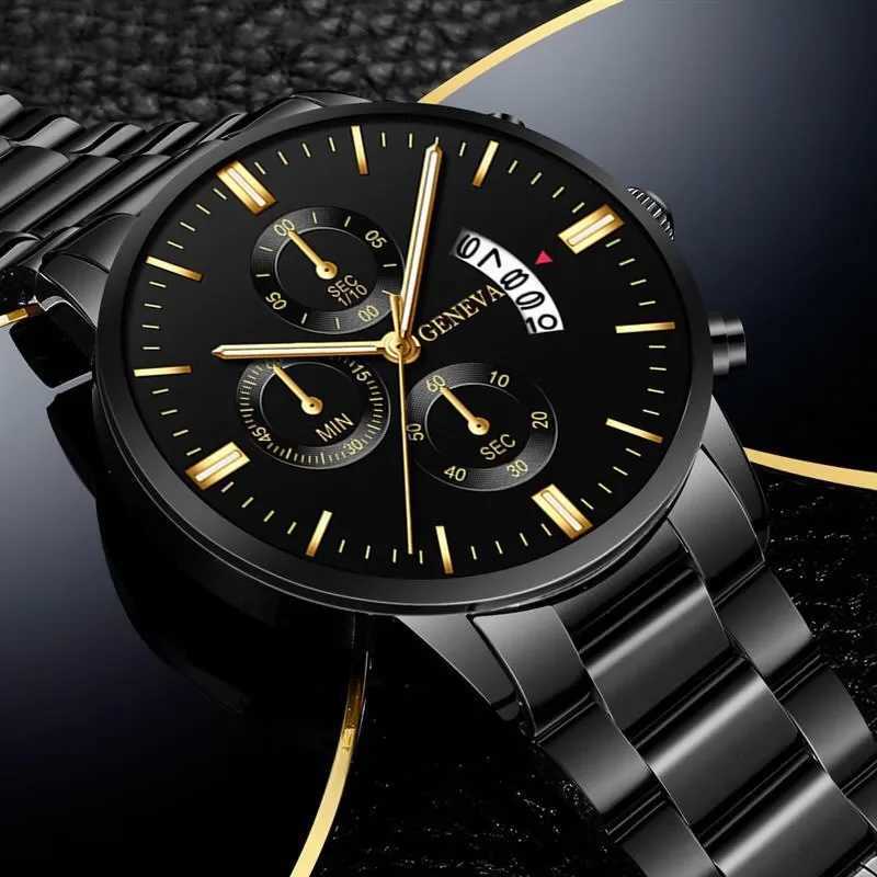 New Business Casual Watch Luxury Fashion Watches Men Stainless Steel Quartz Wrist Watch for Man Relojes Para HombreL251023