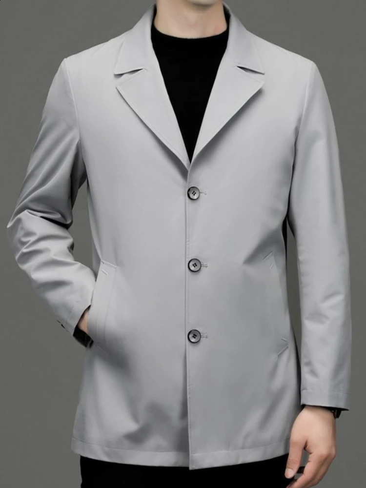Long Male Blazer Plus Big Size Single Breasted Coat Oversize Menswear Fashionable Mens Suit Jackets in Classic Casual 251023