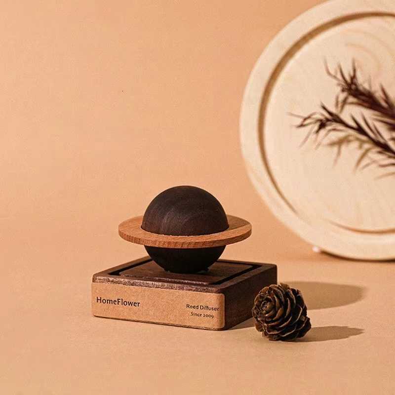 123pcs Wood Scent No Essential Oil Diffuser Jupiter Shape Fresh Air For He Off Car Yoga Desktop Decoration Holiday Gifts Y251023
