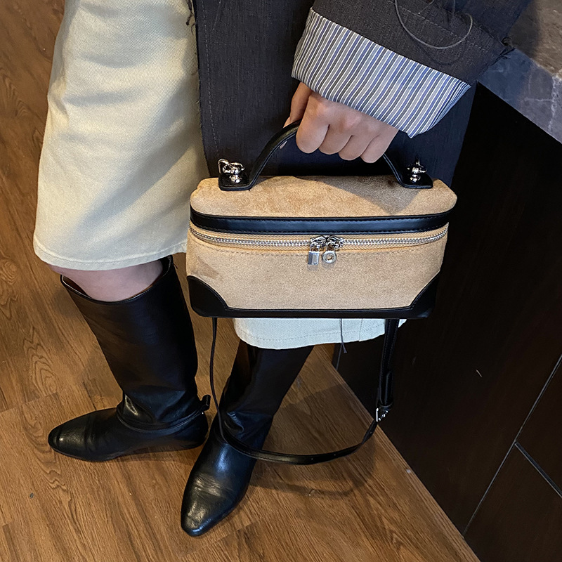 Luxury Brand Designer Bag Fashion Trend Color-Block Box Bag 202 High-Quality Versatile Shoulder Crossbody Bag For Women