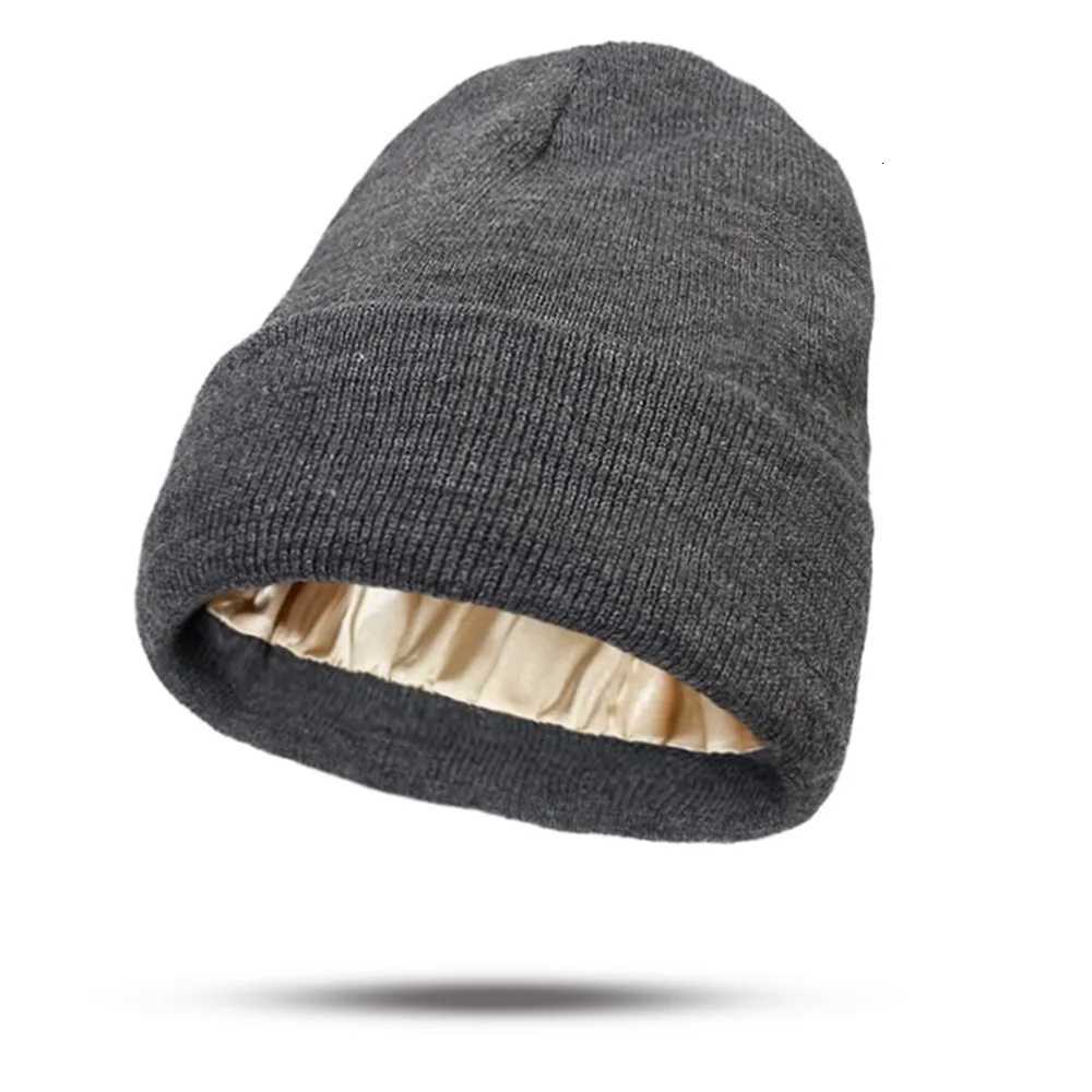 Winter Slouchy Beanie For Women Hair Friendly Non Static Knitted Hat Warm Loose Fit Cap Protects Hairstyle Cold WeatherXJ251023