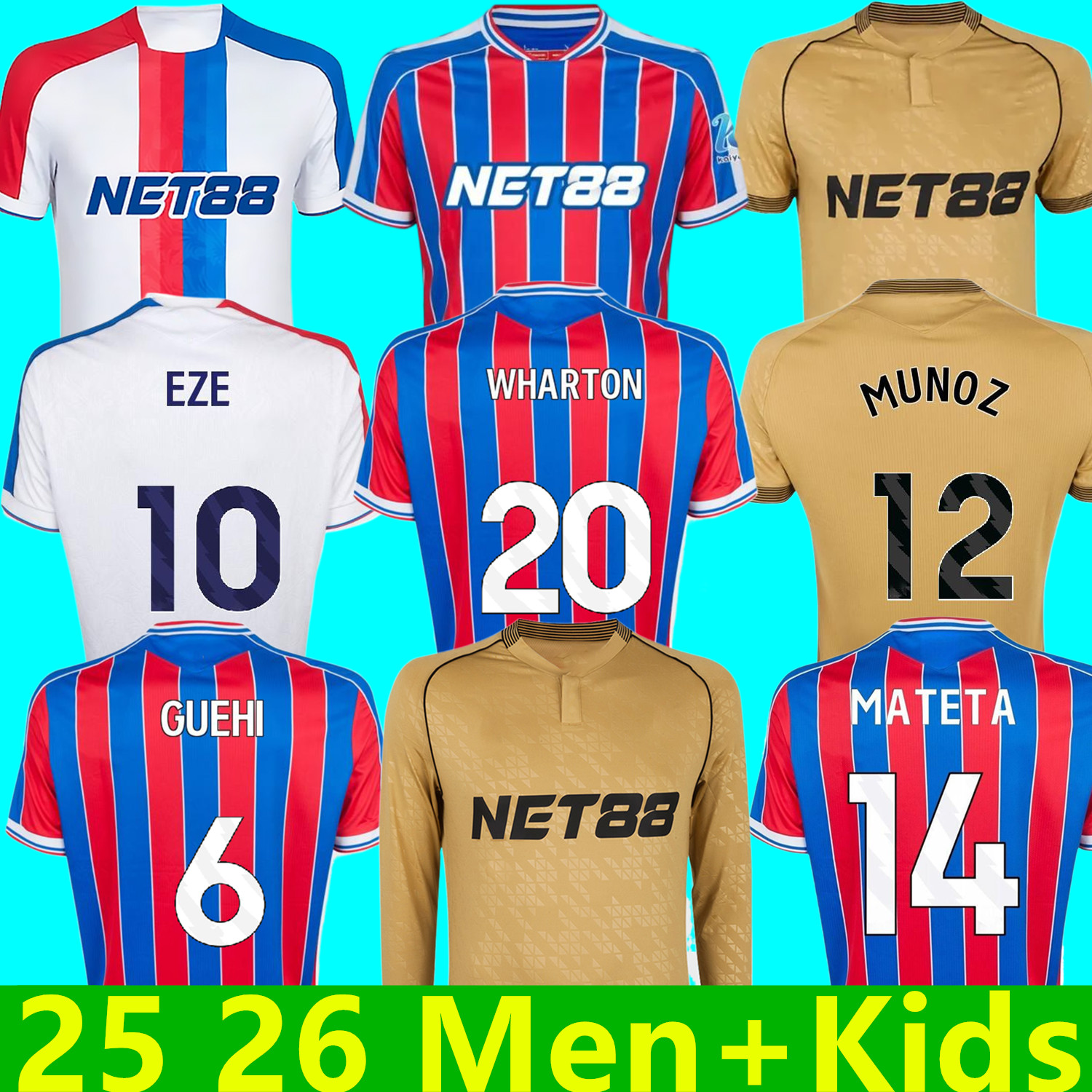 25 26 EZE WINNER NKETIAH SARR Football Shirt football kit Soccer Jerseys 2025 2026 RICHARDS LERMA EDOUARD HOLDING MUNOZ MATETA SCHLUPP Men kids